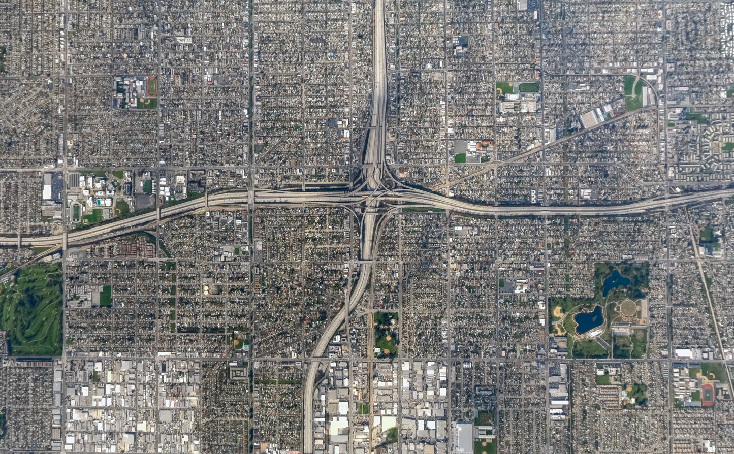 Los Angeles highway interchange