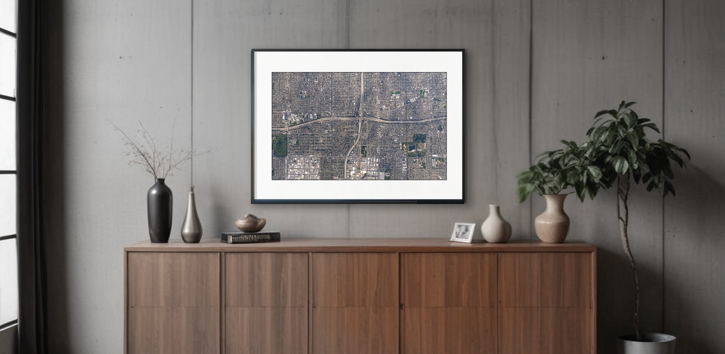 Los Angeles highway interchange