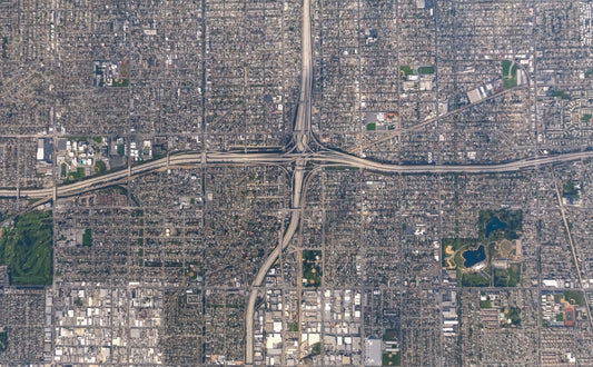 Los Angeles highway interchange